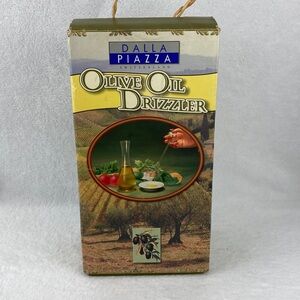 VTG Dalla Piazza Hand Blown Olive Oil Drizzler in Box